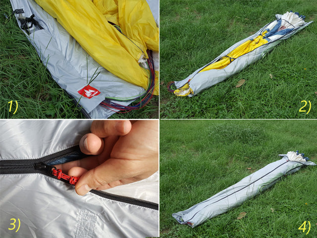 cocoon Xlite ZIP Paragliding concertina bag