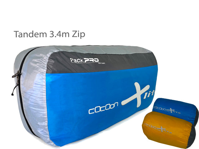 Tandem 3.4m cocoon Xlite ZIP Paragliding concertina bag