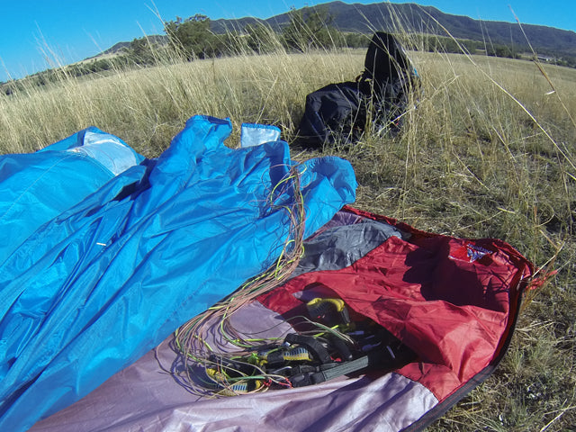 Cocoon XLITE 5r concertina paragliding bag